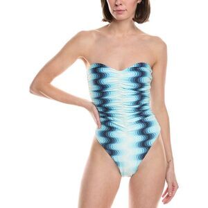 Devon Windsor Blue Wave One Piece Swimsuit